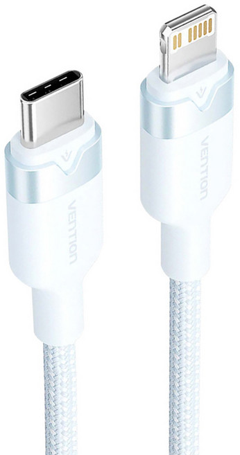 VEnTIOn 威迅 LAL Type-C-Lightning 充電線, 1m, 藍色, 1條