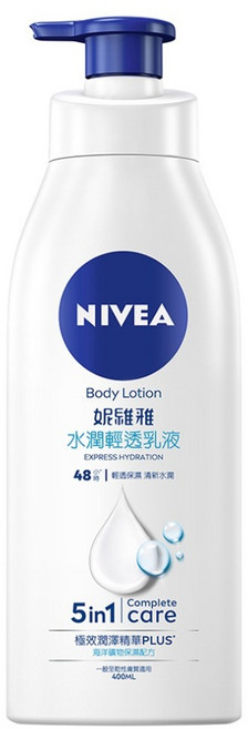 NIVEA 妮維雅 水潤輕透乳液, 1瓶