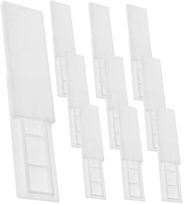코멧 홈 다용도 리모컨 정리 부착식 브라켓, 화이트, 10개