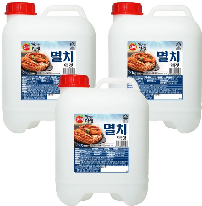 진미 잘되는 맛집 멸치 액젓, 3개, 9kg