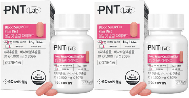 피엔티 혈당컷 슬림 다이어트 식품, 30정, 2개