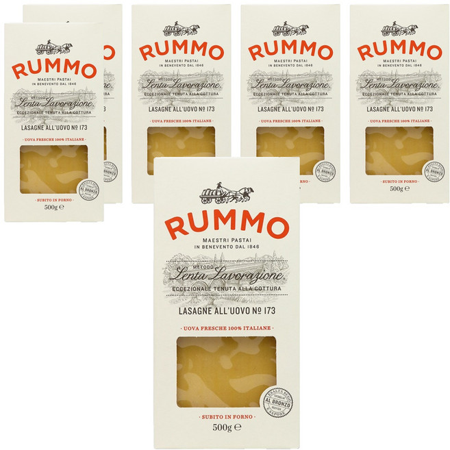 RUMMO 路莫 義大利千層麵, 500g, 6個