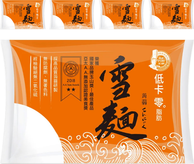 名廚美饌 蒟蒻雪麵, 310g, 5包