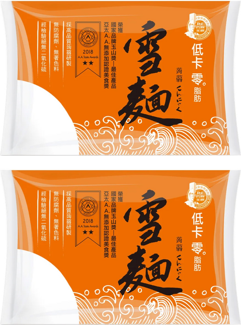 名廚美饌 蒟蒻雪麵, 310g, 2包