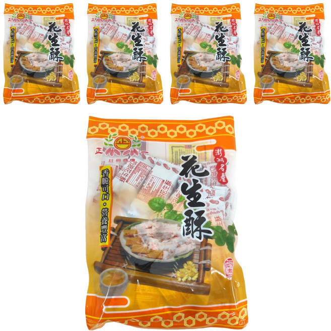 正一食品 奶油花生酥, 270g, 5袋