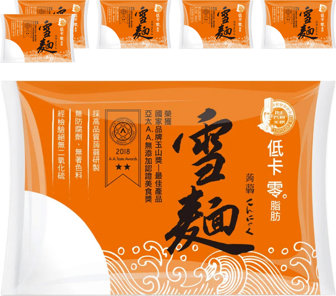 名廚美饌 蒟蒻雪麵, 310g, 6包