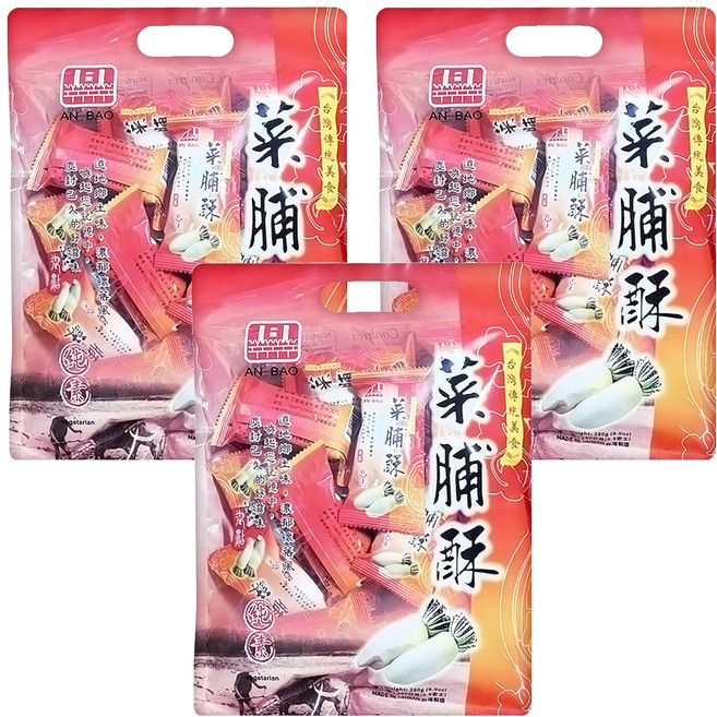 安堡 菜脯酥, 280g, 3包