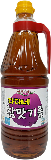 해찬나래 다대네 참맛기름, 1.5L, 1개