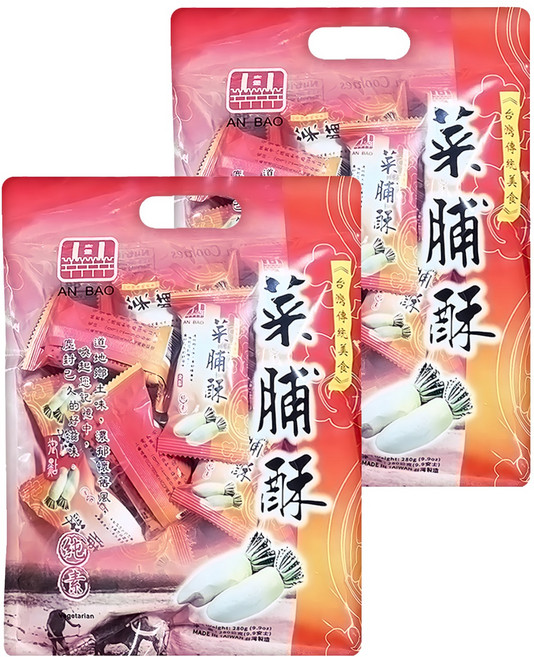 安堡 菜脯酥, 280g, 2包