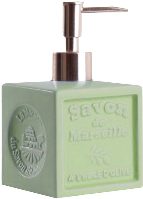 La Maison 馬賽皂之家 馬賽皂造型陶瓷皂液罐 300ml, 橄欖綠, 1件