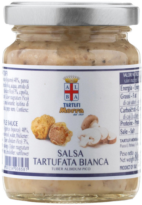 TARTUFI Morra 阿爾巴松露世家 白松露菌菇醬, 80g, 1罐