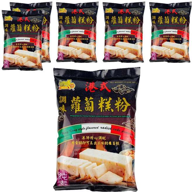 金錢豹 港式蘿蔔糕粉, 500g, 6包