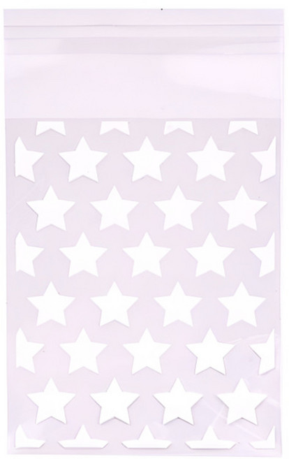 올하이 포토카드 스티커 슬리브 포장 봉투 8 x 13 cm, 스타화이트, 10개