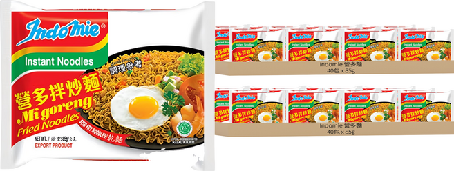 Indomie 營多麵 營多拌炒麵 85g, 80包