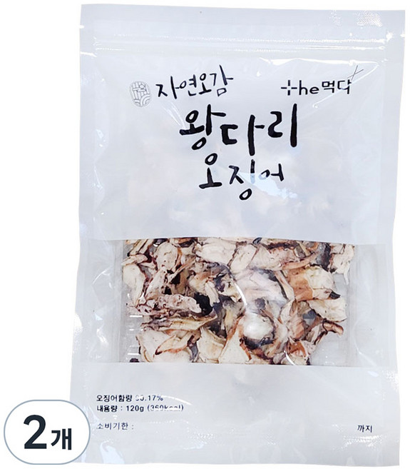 Themukda 更鮮乾燥王腳魷魚, 120g, 2個