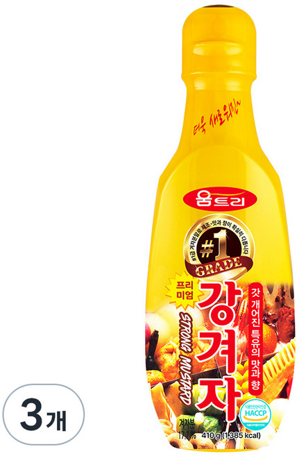 움트리 프리미엄 강겨자, 410g, 3개