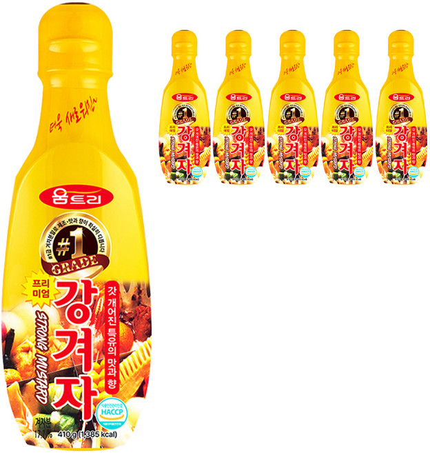 움트리 프리미엄 강겨자, 410g, 6개