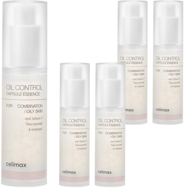 셀리맥스 오일 컨트롤 캡슐 에센스, 30ml, 5개 - 쿠팡
