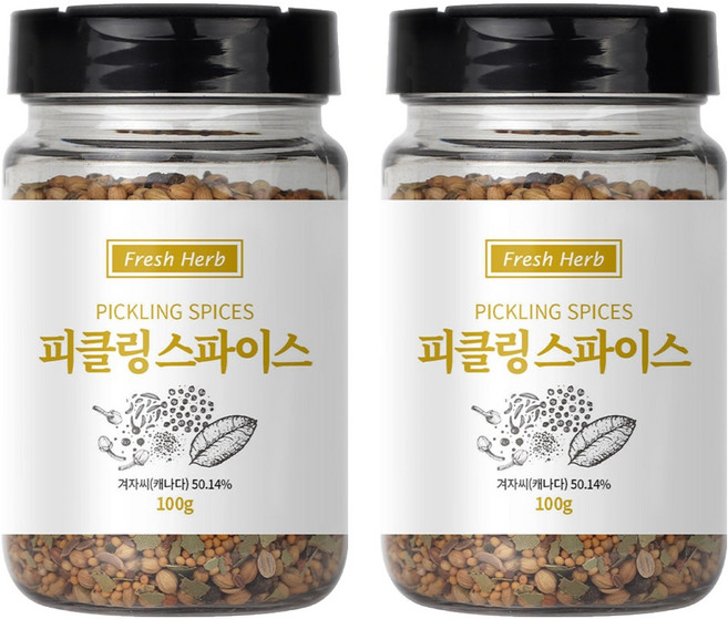 신선약초 피클링 스파이스, 100g, 2개