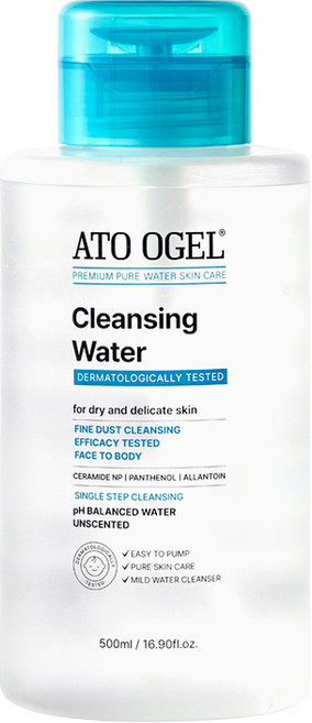 아토오겔 클렌징워터, 500ml, 1개