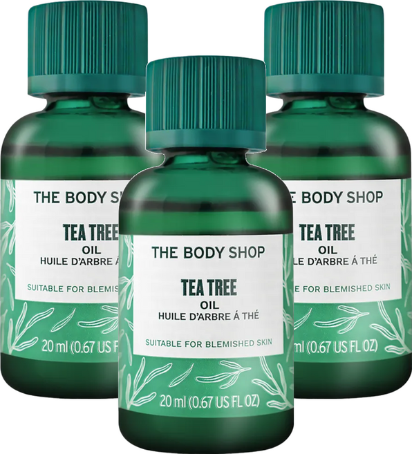 THE BODY SHOP 美體小舖 國際航空版 茶樹精油, 20ml, 3瓶