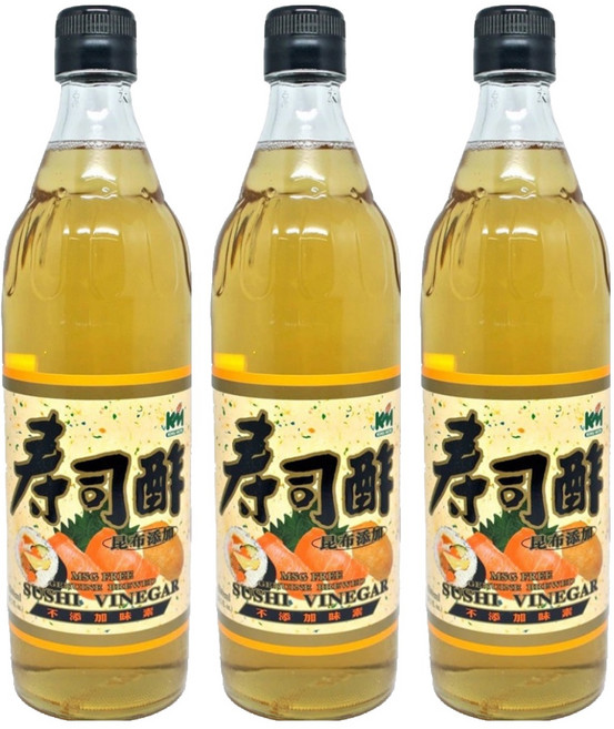 KOKUMORI 穀盛 壽司醋, 600ml, 3瓶