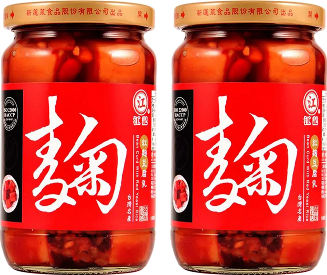 江記 紅麴豆腐乳, 380g, 2罐