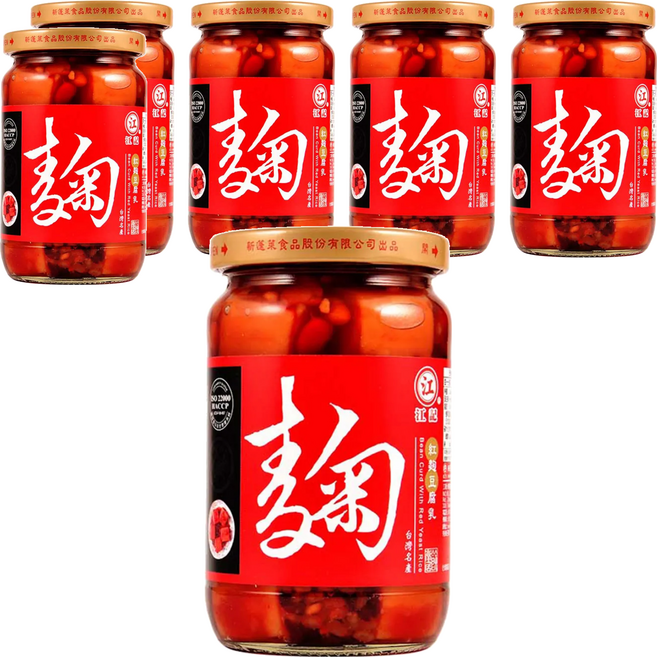 江記 紅麴豆腐乳, 380g, 6罐