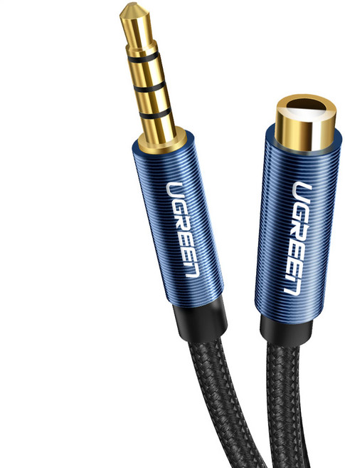 유그린 3.5mm AUX 연장케이블, U-40672(0.5m), 혼합색상