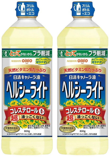 OilliO 油菜籽油, 800g, 2瓶