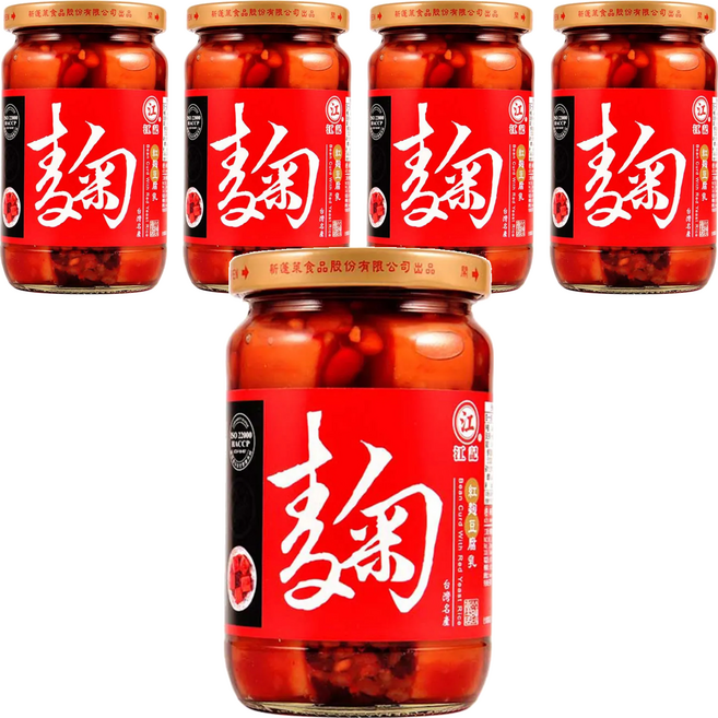 江記 紅麴豆腐乳, 380g, 5罐
