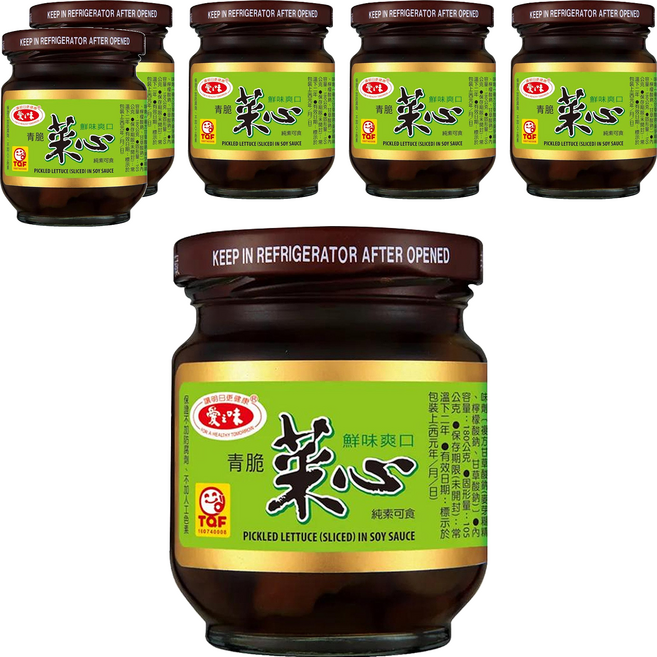 愛之味 菜心, 180g, 6罐