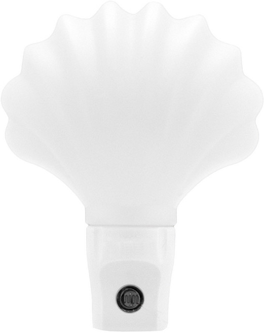 OSRAM 歐司朗 貝殼LED光感小夜燈4件組, 白色