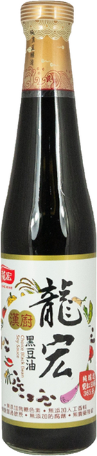 龍宏 漢廚黑豆油, 420ml, 1瓶