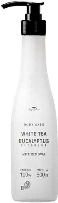 QUNDO 康朵 白茶尤加利香水沐浴乳, 800ml, 1瓶