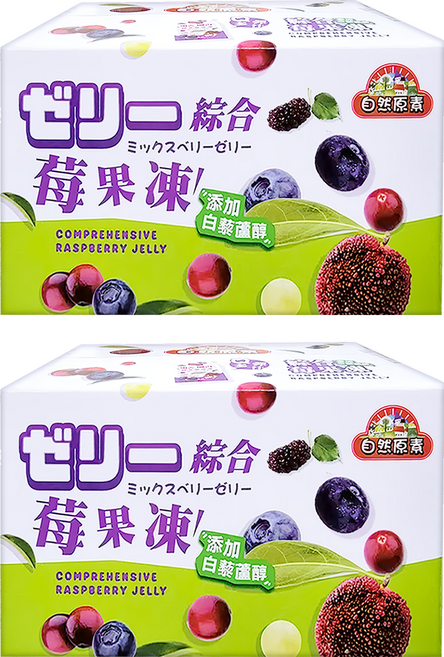 自然原素 綜合莓果凍, 200g, 2盒