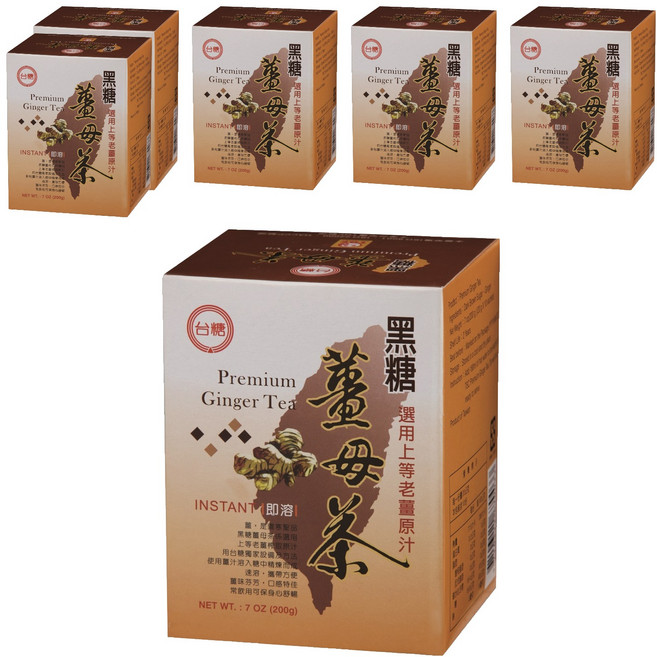 台糖 黑糖薑母茶, 20g, 10包, 6盒