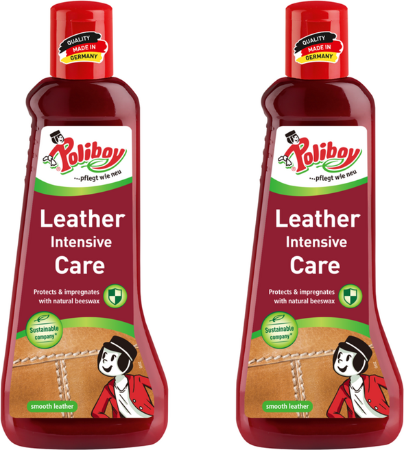 폴리보이 레더 인텐시브 케어 가죽 광택 영양공급 세정제, 200ml, 2개
