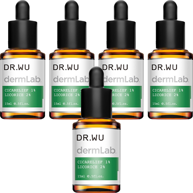 DR.WU 達爾膚 1%積雪草舒敏修護精華, 15ml, 5瓶