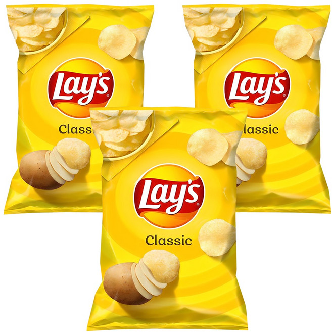 레이즈 클래식 감자칩, 184.2g, 3개