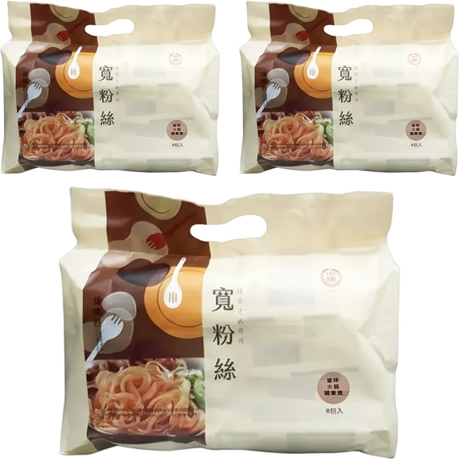 中農粉絲 寬粉絲 快煮包, 280g, 3袋