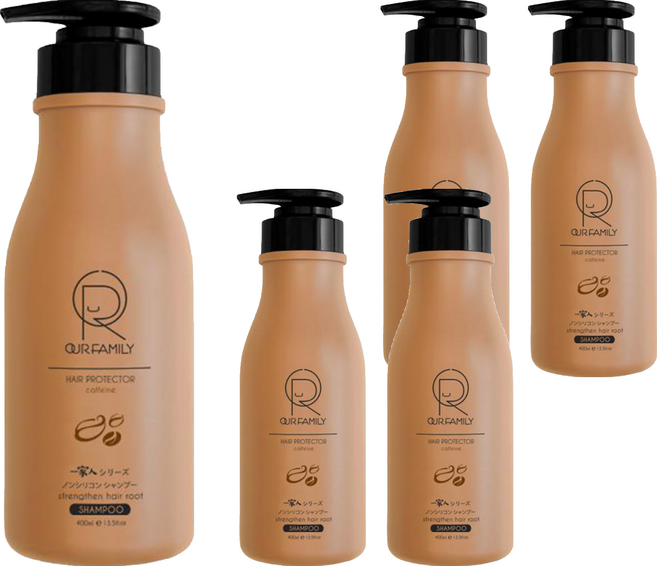 OUR FAMILY 一家人 益生菌養髮洗髮精, 400ml, 5瓶