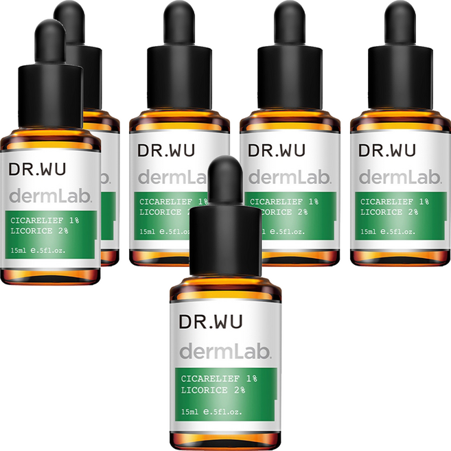 DR.WU 達爾膚 1%積雪草舒敏修護精華, 15ml, 6瓶