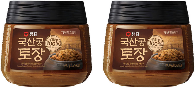 샘표 국산콩 토장, 900g, 2개