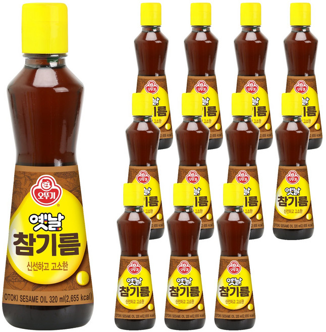 오뚜기옛날 참기름, 320ml, 12개