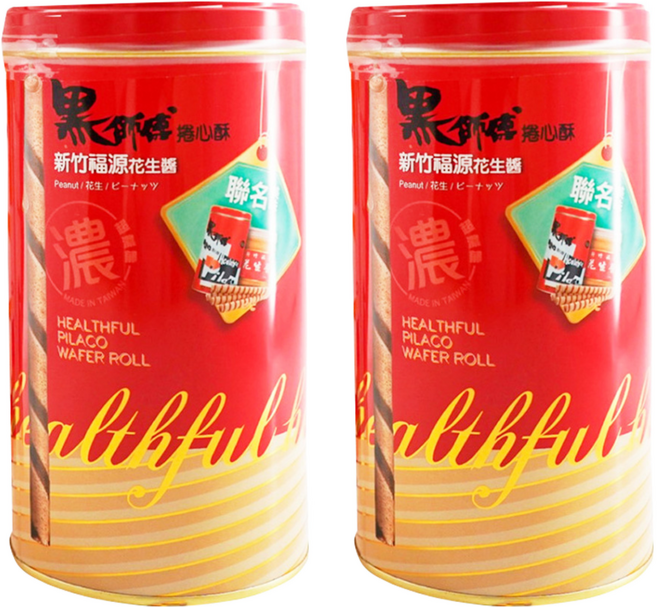 Healthful 黑師傅 捲心酥, 400g, 2罐