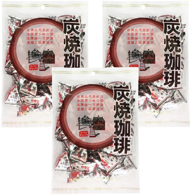 Kasugai 春日井 碳燒咖啡糖, 250g, 3袋