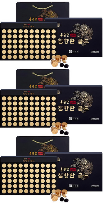 종근당 침향환 골드, 225g, 3개