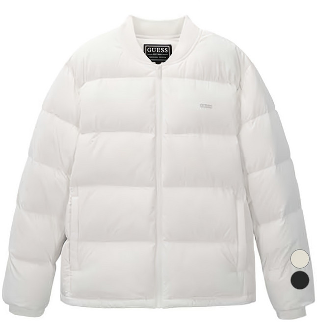 게스 남녀공용 뉴 간절기 패딩 점퍼 MO4W9894