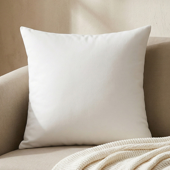 리드홈 프리미엄 푹신한 구름솜 지퍼형, 화이트, 1개